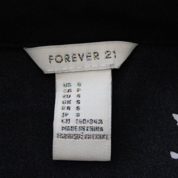 Short Sleeve Black and White Dove Printed Collared Mini Dress - Picture 5 of 8